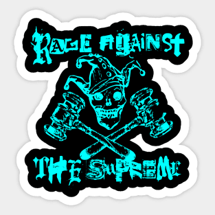 rage against the supreme 12 Sticker